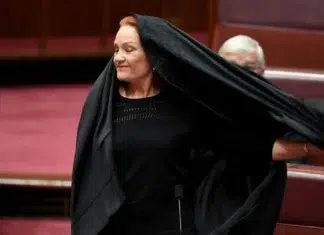 Australian Senator Pauline Hanson Suspended After Burqa Protest Sparks Outcry Pauline_Hanson