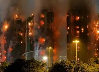 Hong Kong Residential Towers Inferno Leaves 128 Dead as Three Days of Mourning Begin inferno